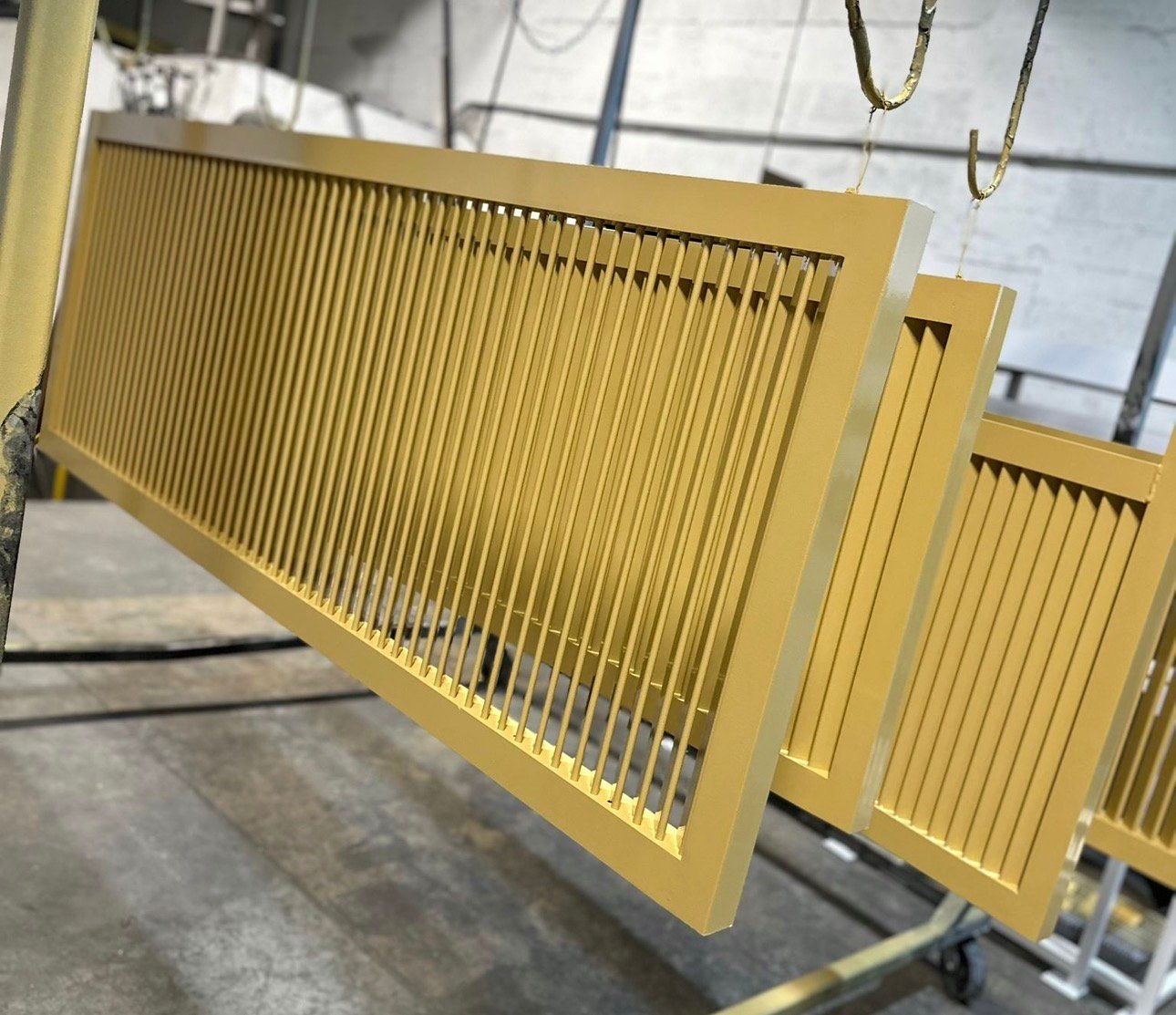 Satin Gold Architectural Grilles